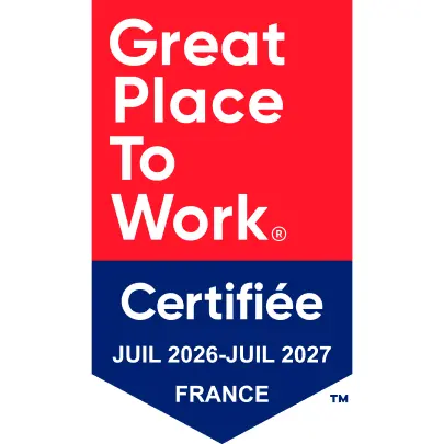 Great Place To Work - Certifiée juillet 2026-juillet 2027 France
